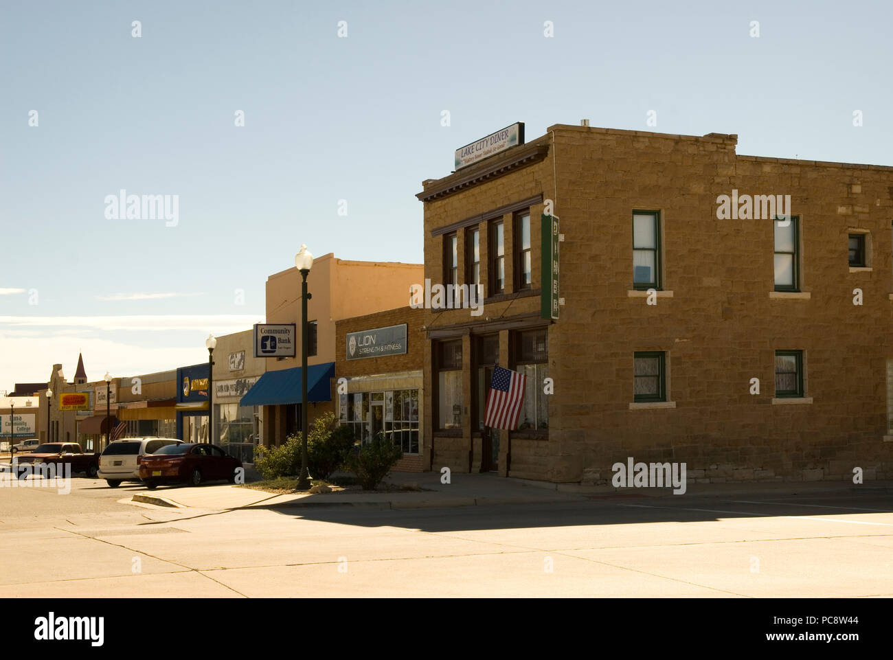 Lake City Diner, Santa Rosa New Mexico USA Stock Photo Alamy