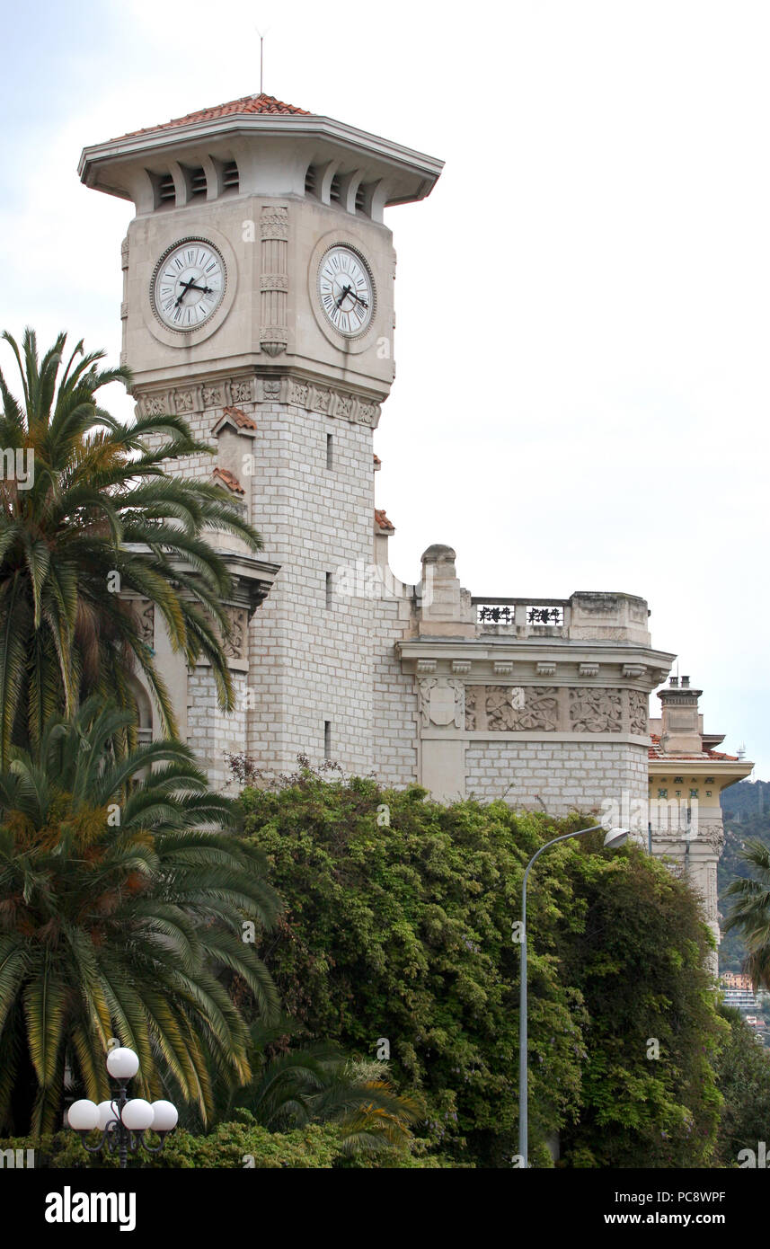 Lycee Massena in the city of Nice, France Stock Photo