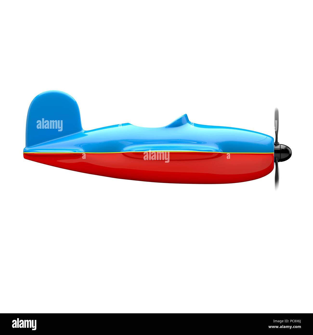 Airplane isolated on white background. 3d illustration Stock Photo - Alamy