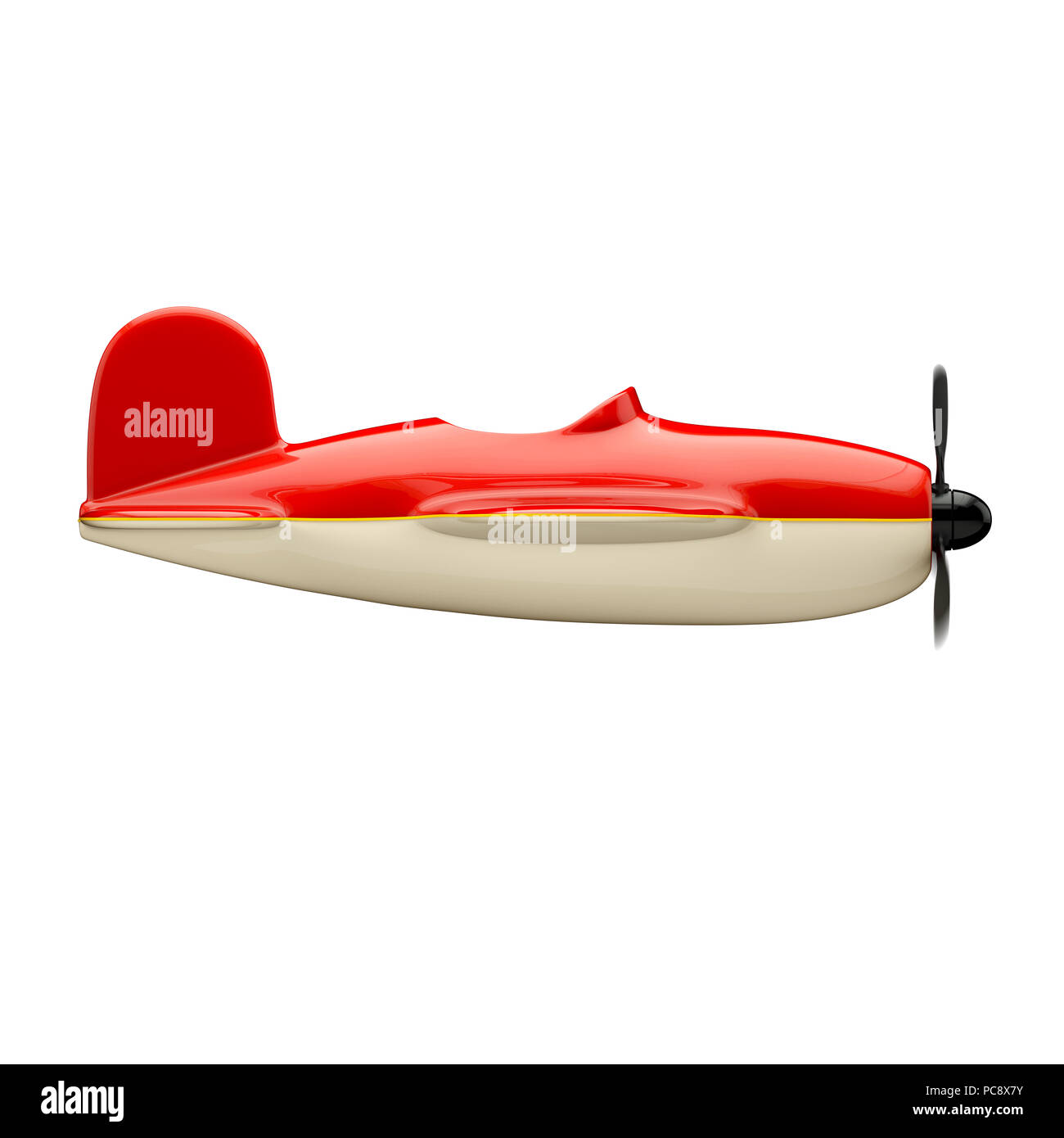Airplane isolated on white background. 3d illustration Stock Photo - Alamy