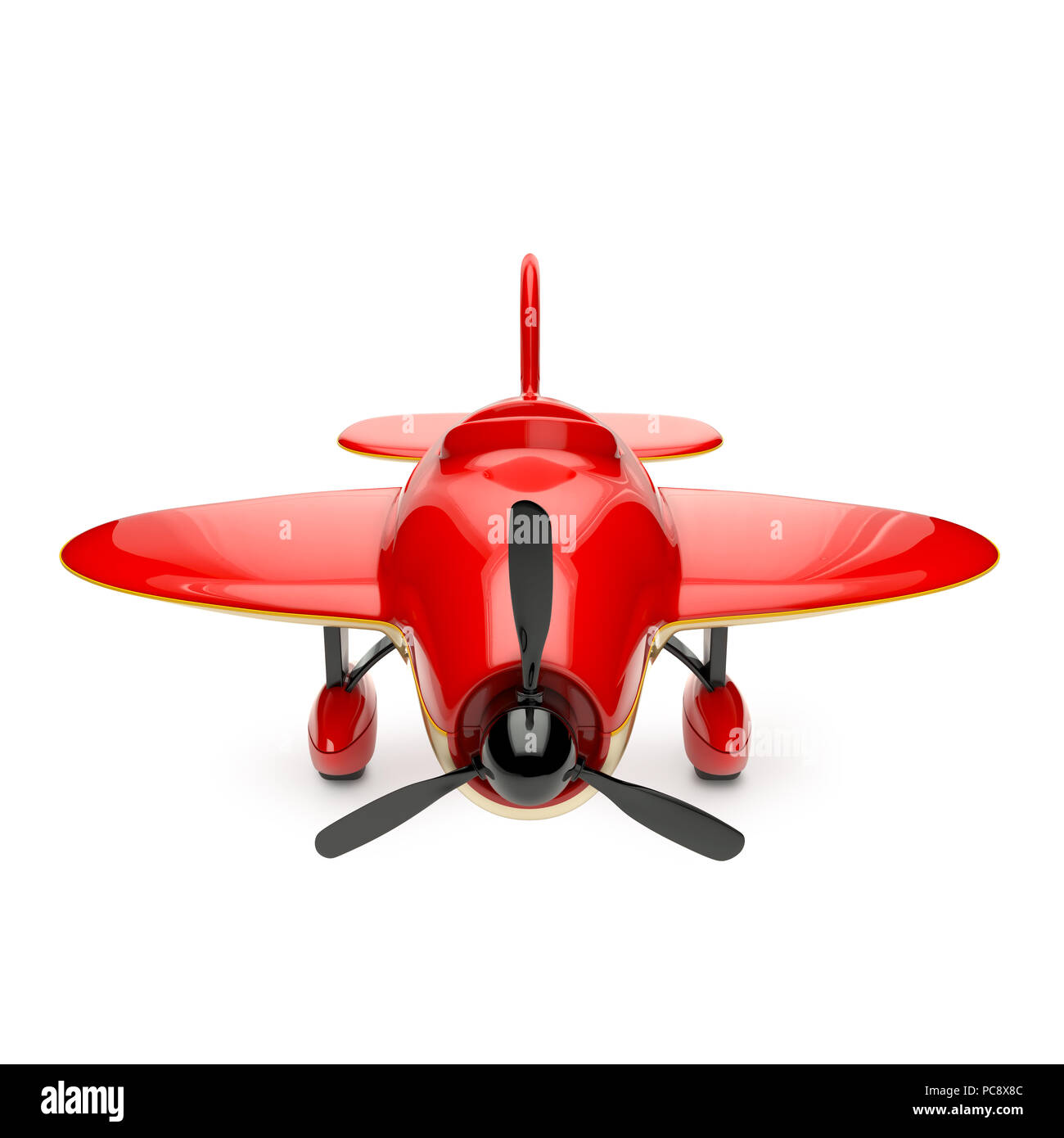 Airplane isolated on white background. 3d illustration Stock Photo - Alamy