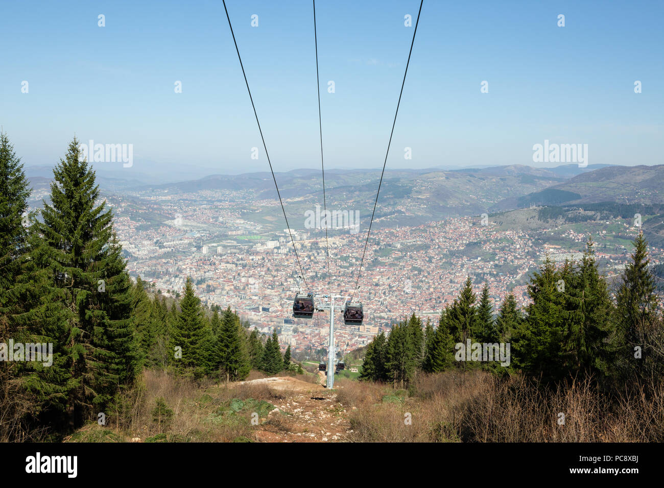 Trebević Cable Car, Sarajevo, Bosnia & Herzegovina, newly reopened in