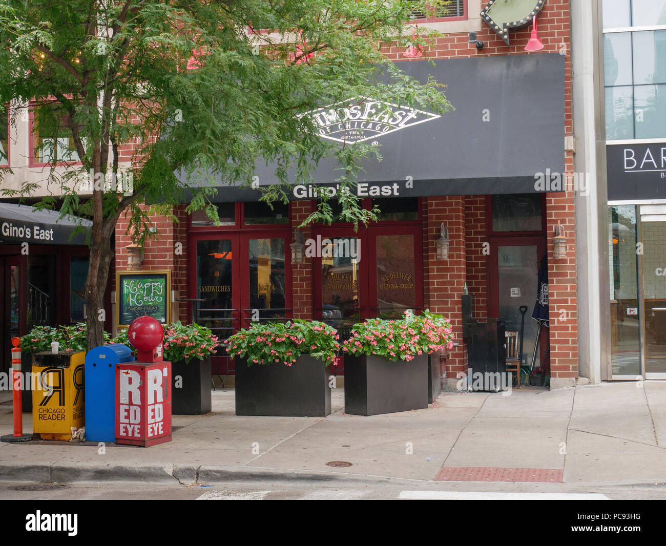 Gino's East Restaurant, Chicago, Illinois. Stock Photo