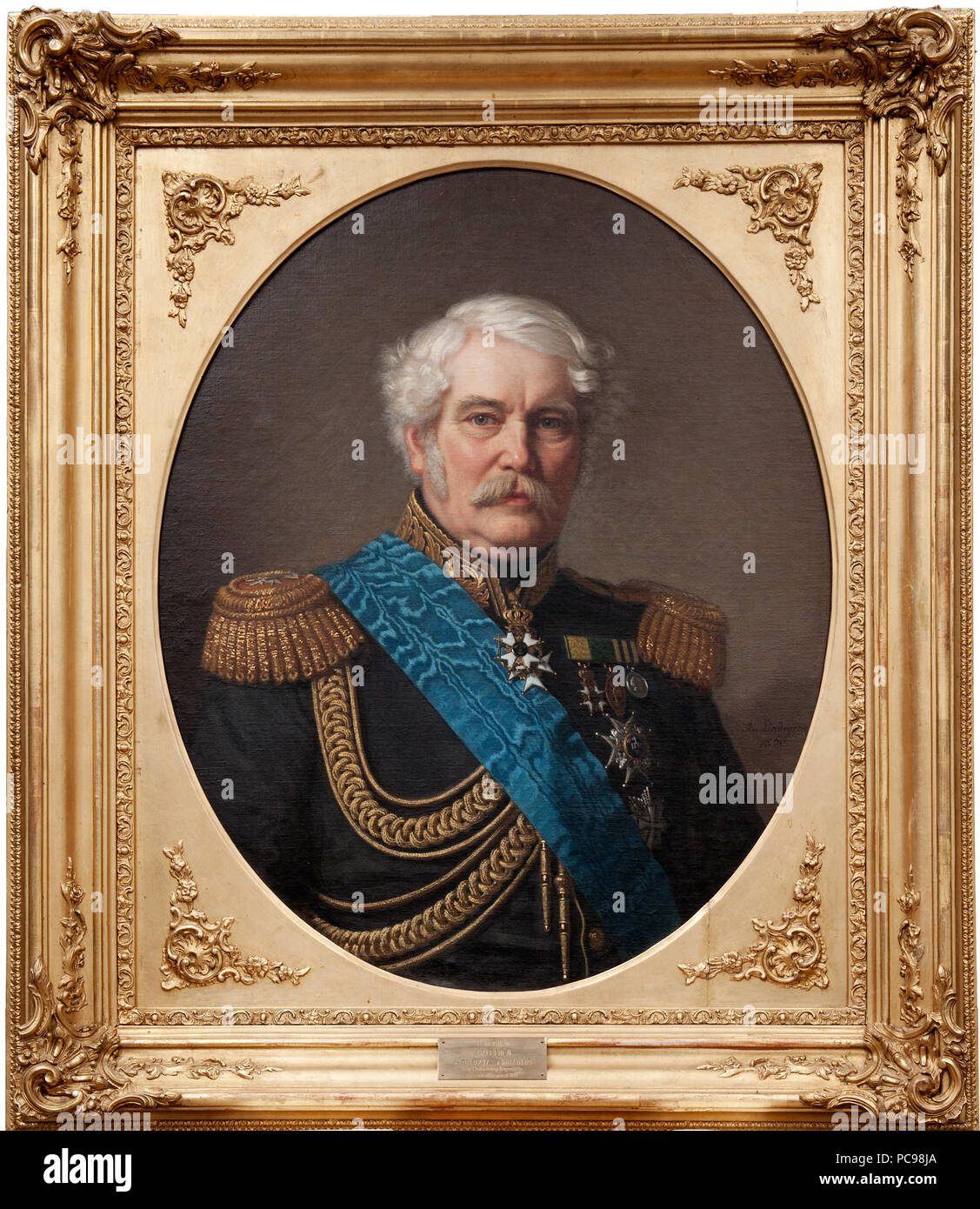 49 Johan Peter Lefrén, 1784-1862 (Amalia Lindegren) - Nationalmuseum - 39854 Stock Photo