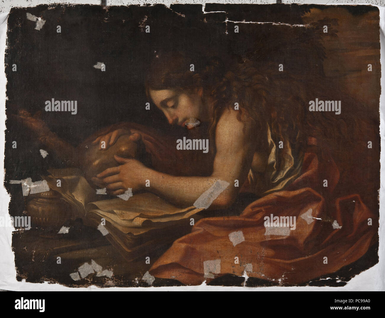 87 The Penitent Magdalen - Nationalmuseum - 19085 Stock Photo - Alamy