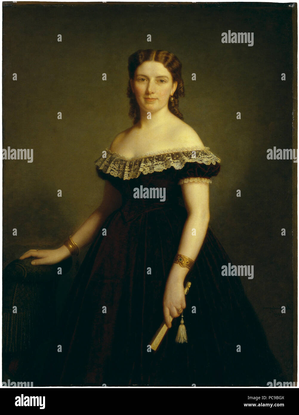 48 Jane Cederlund (Amalia Lindegren) - Nationalmuseum - 23558 Stock Photo