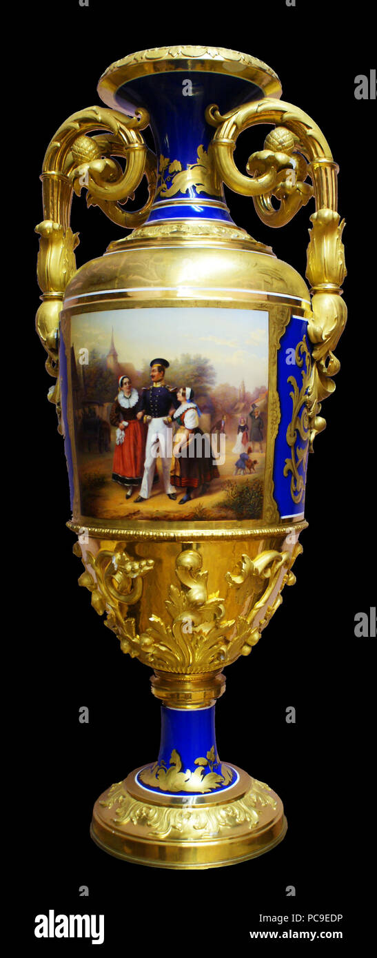 SONY DSC 672 Ваза імператарскага фарфоравага завода2 Stock Photo