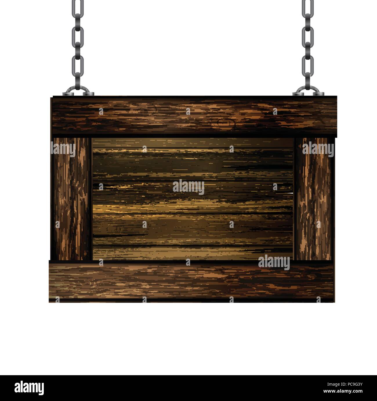 Wooden signboard, plaque Stock Vector Image & Art Alamy