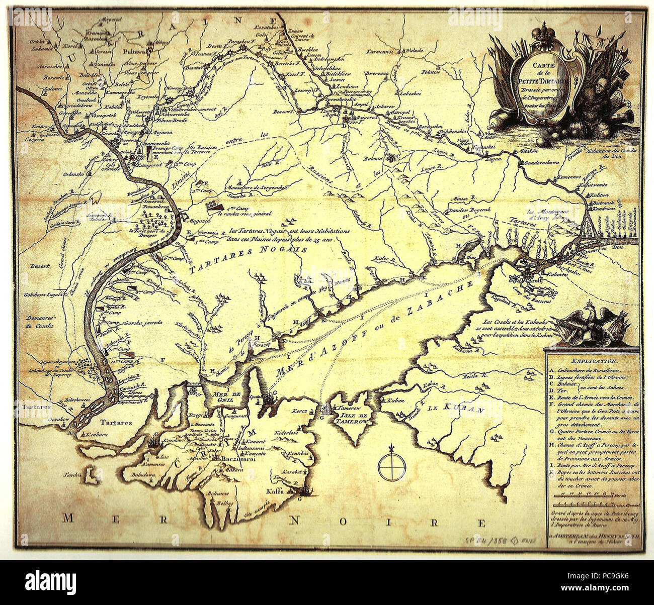 532 Russian campaigns in the Crimean Tatarian Khanate 1736