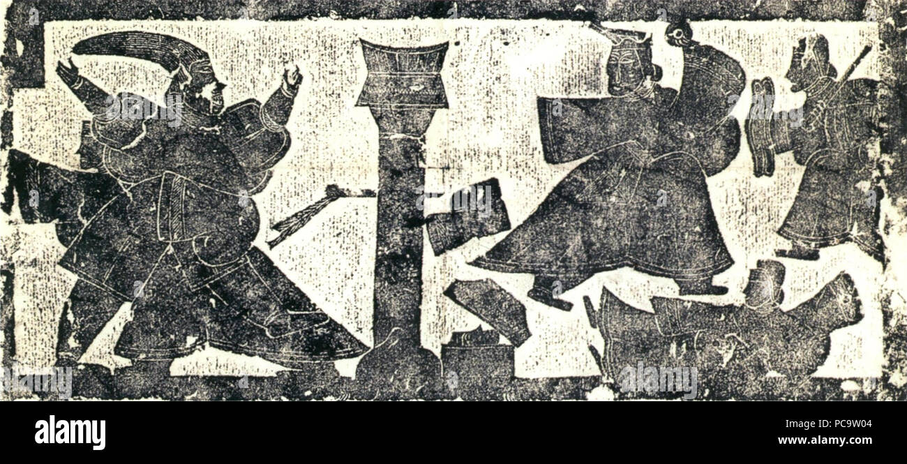60 Assassination attempt on Qin Shi Huang Stock Photo