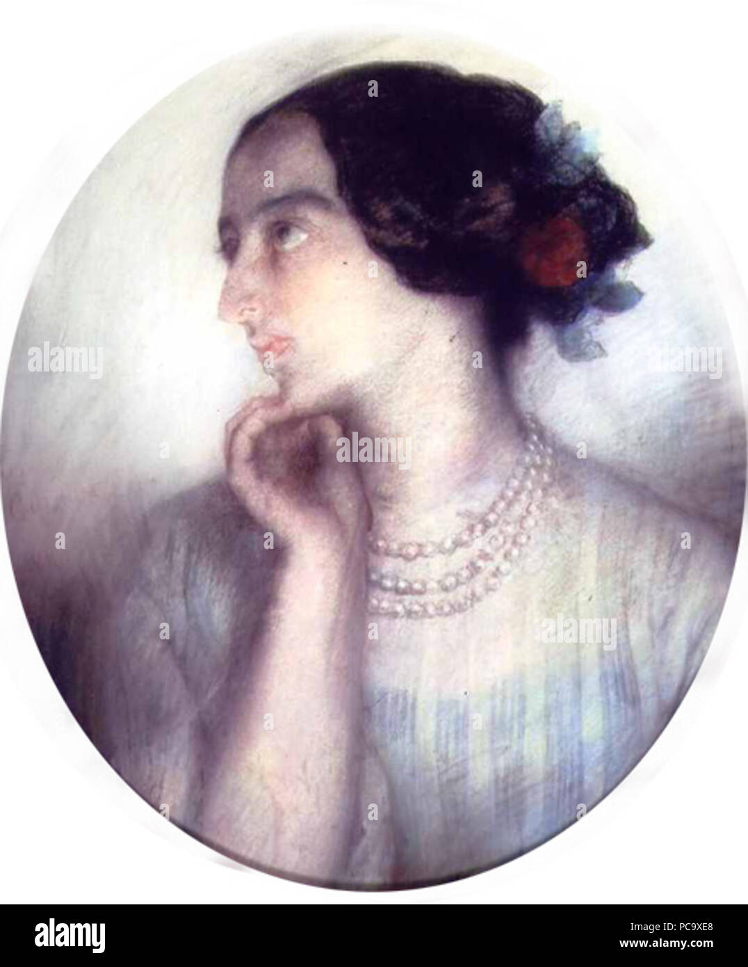 8 Anna Hanska Mniszech Jean Gigoux 1853 Stock Photo Alamy