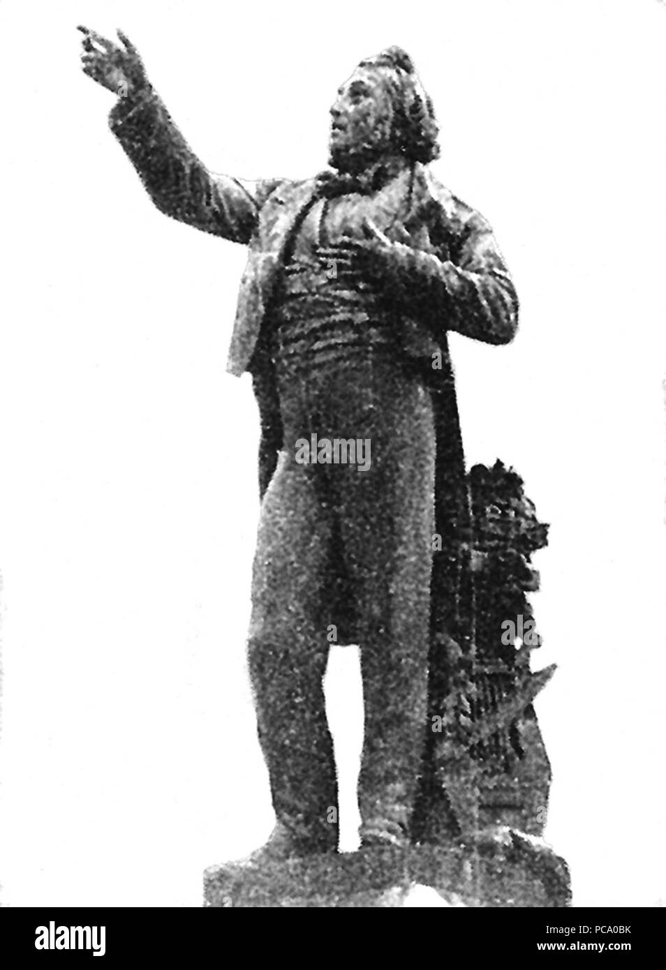Agen Jacques Jasmin par Gabriel-Vital Dubray en 1870. Stock Photo