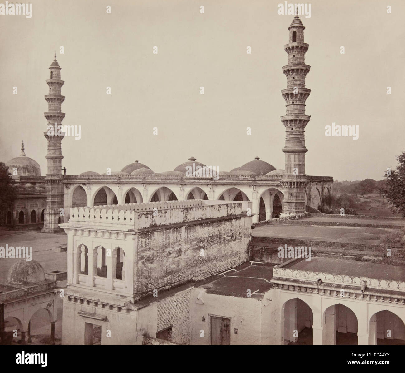 Ahmedabad, Shah Ahums Mosque. Stock Photo
