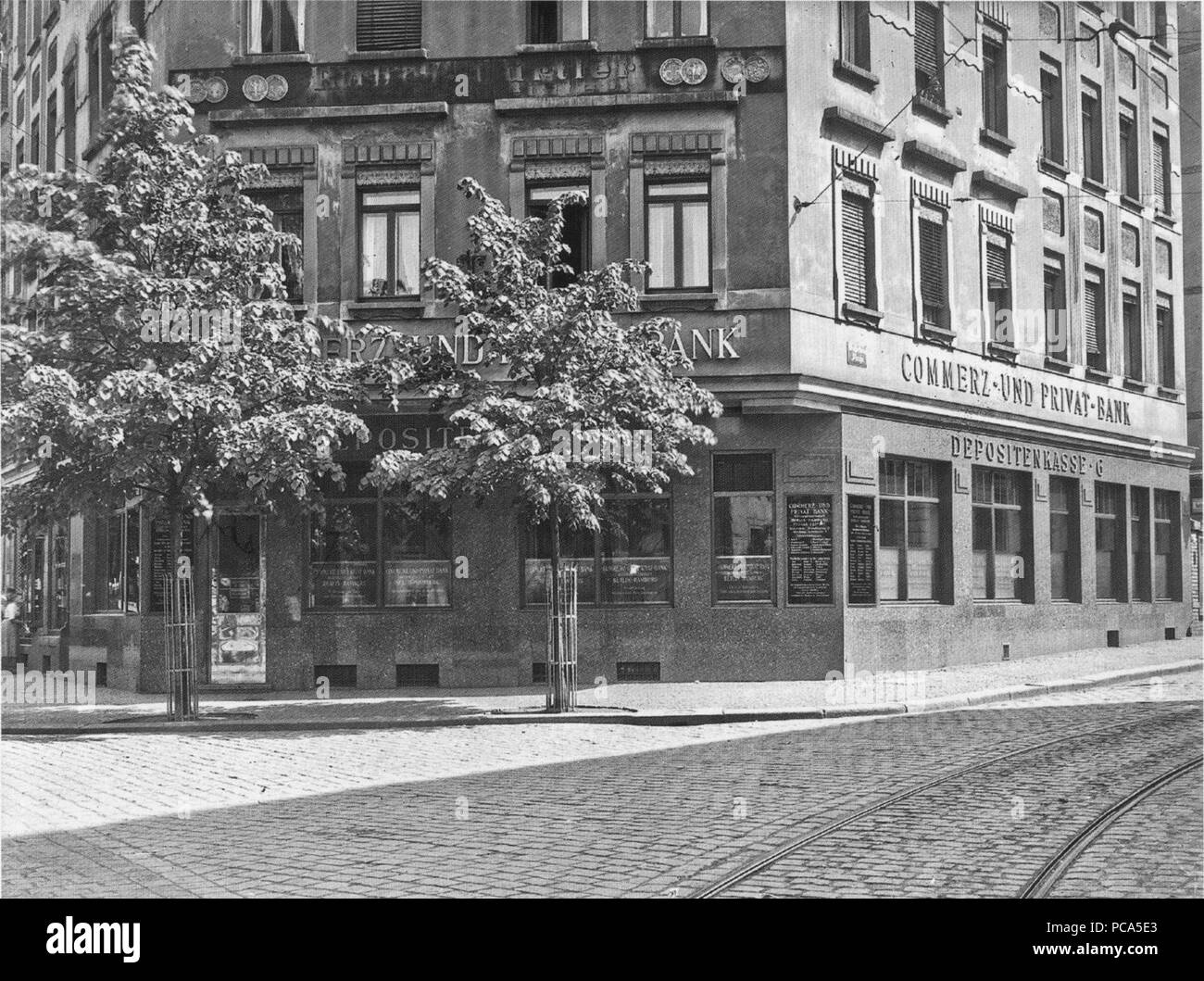 AHW Filiale Commerzbank Leipzig um 1925. Stock Photo