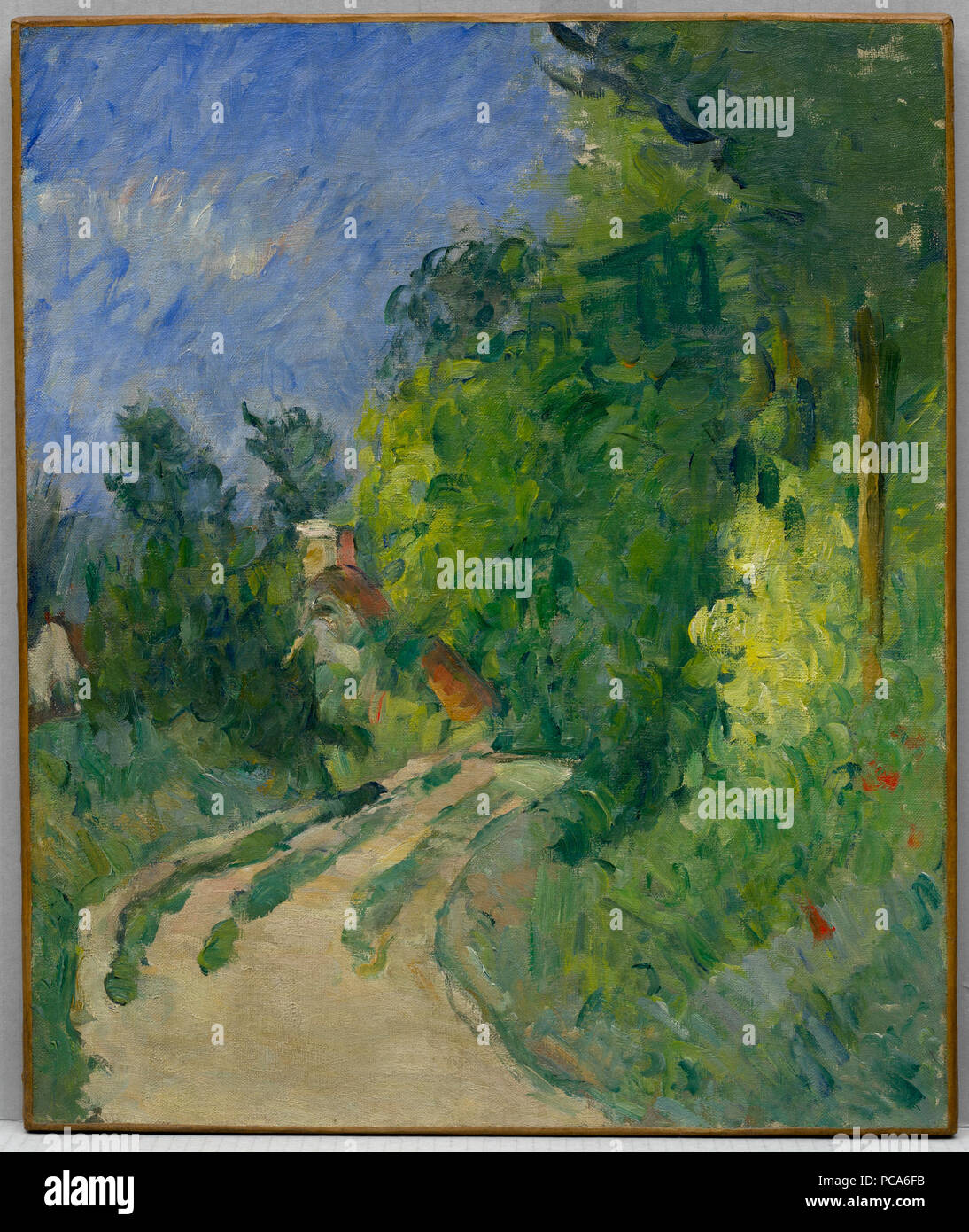 Paul Cezanne Bend in the Road Through the Forest (La route tournante en ...