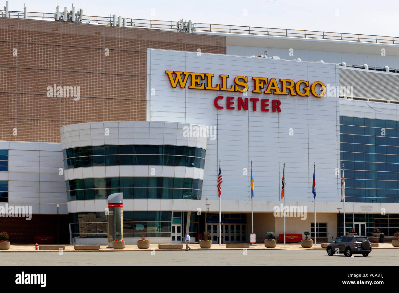 Wells Fargo Center, 3601 S Broad St, Philadelphia, PA Stock Photo