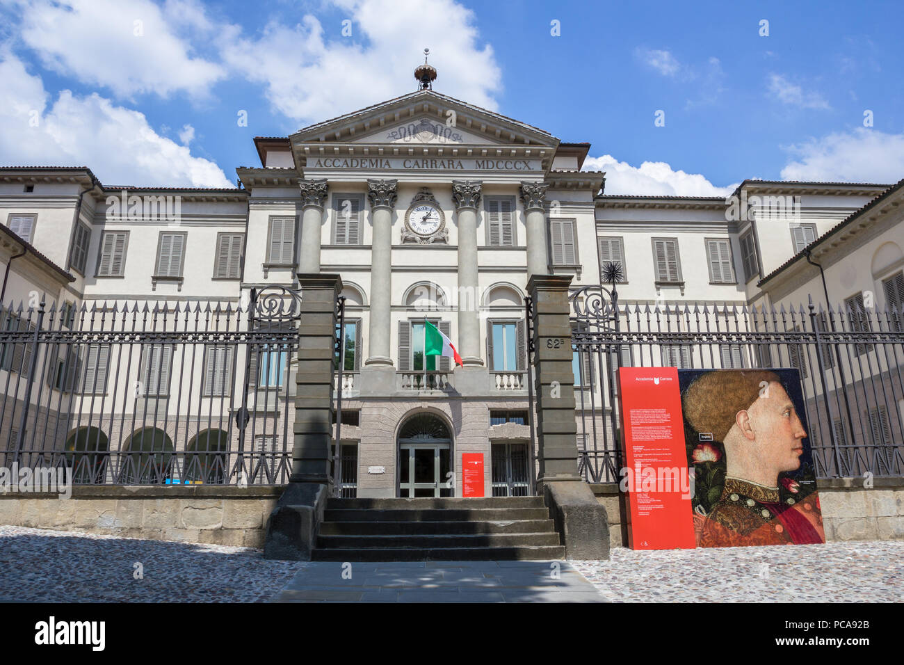 The Accademia Carrara is an art gallery and an academy of fine arts in  Bergamo, Italy. Bergamo, ITALY - May 11, 2018 Stock Photo - Alamy