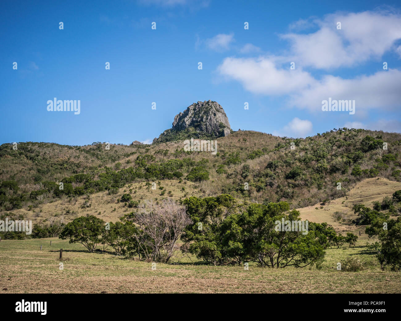 Dajian stone hill in Kenting national park view in Hengchun peninsula Taiwan Stock Photo