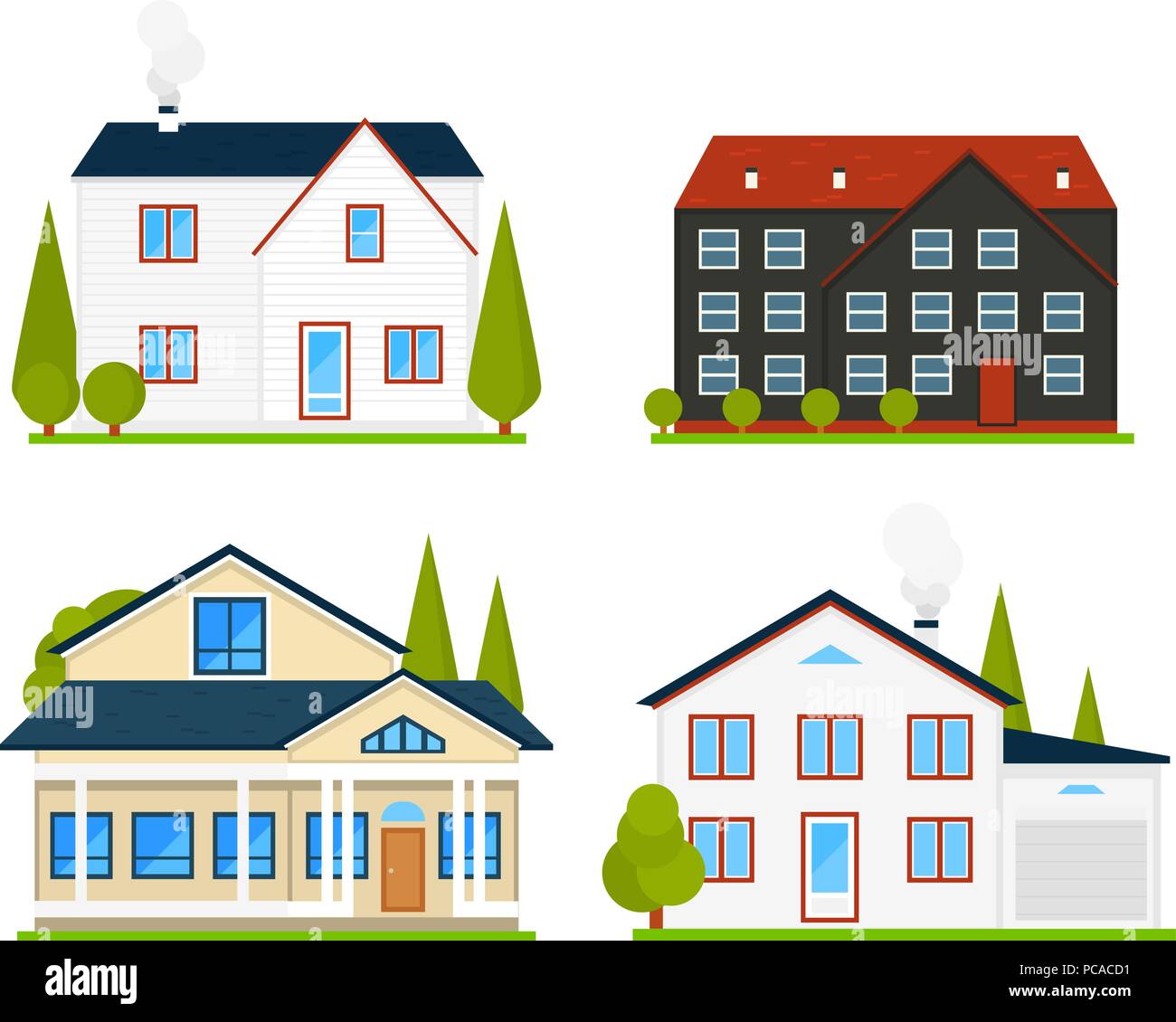 homes photo clipart