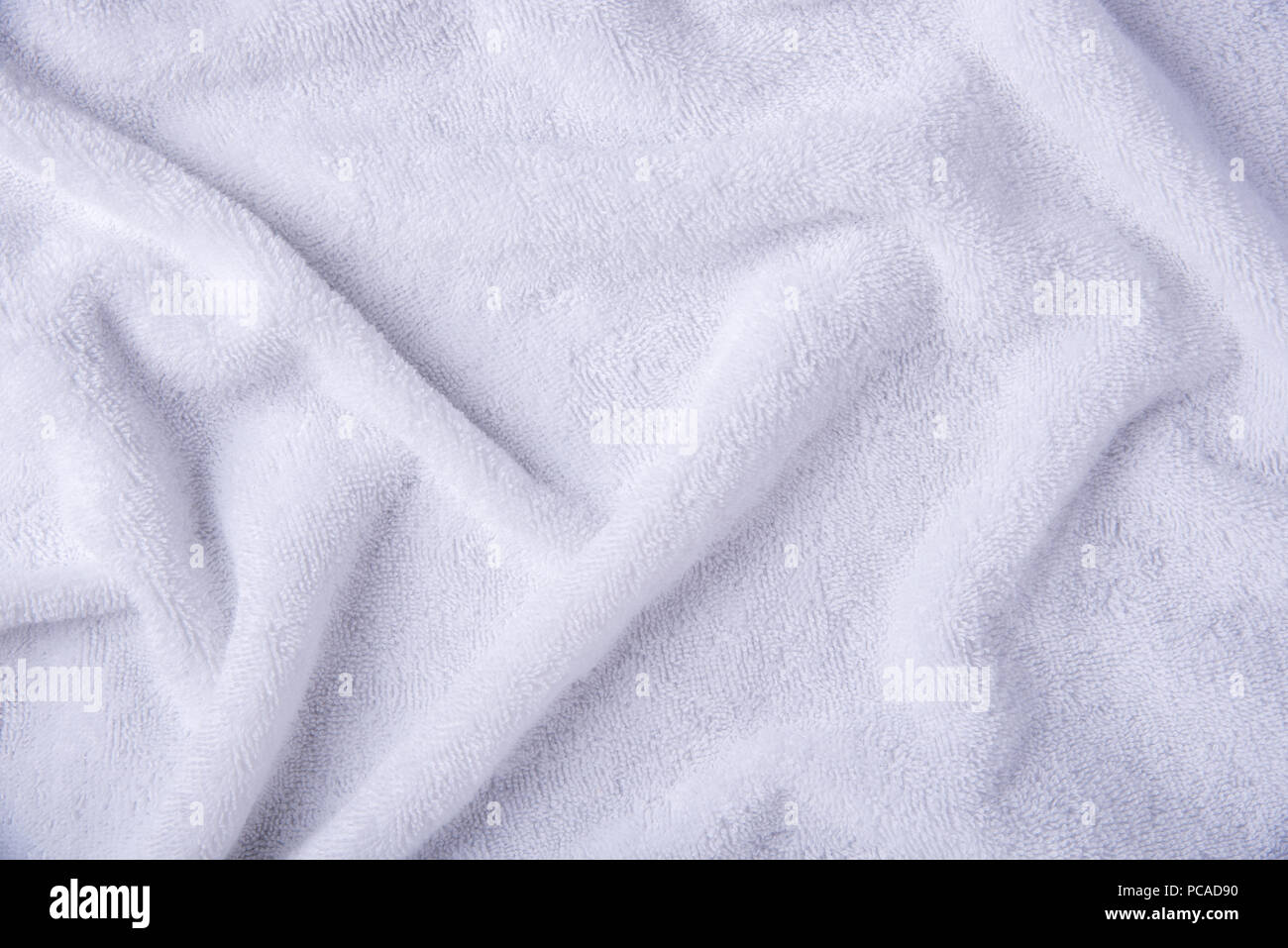 Texture of soft cotton fluffy white towel as a beautiful background Stock  Photo - Alamy