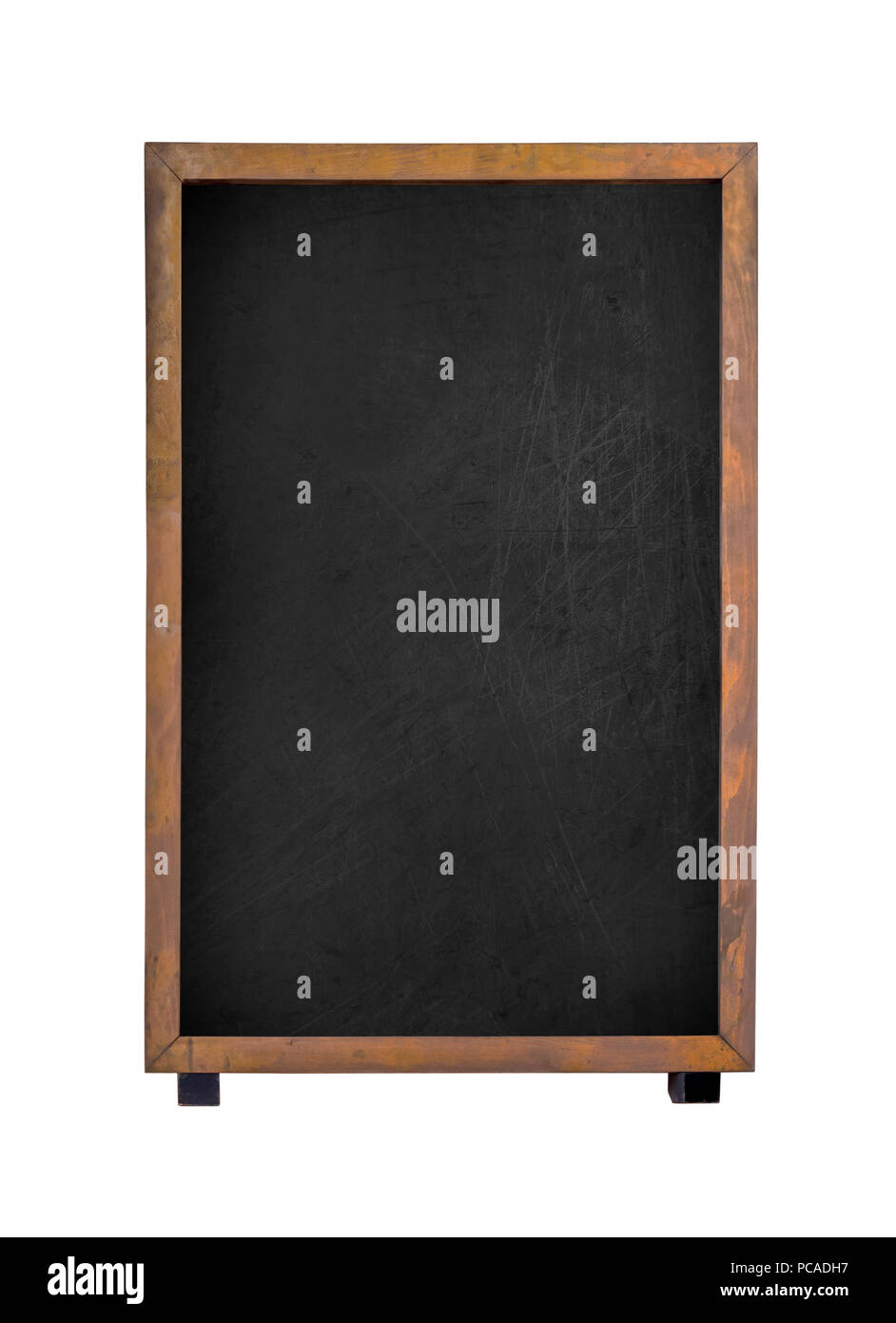 Three big blank wooden billboard isolated on white Stock Photo - Alamy