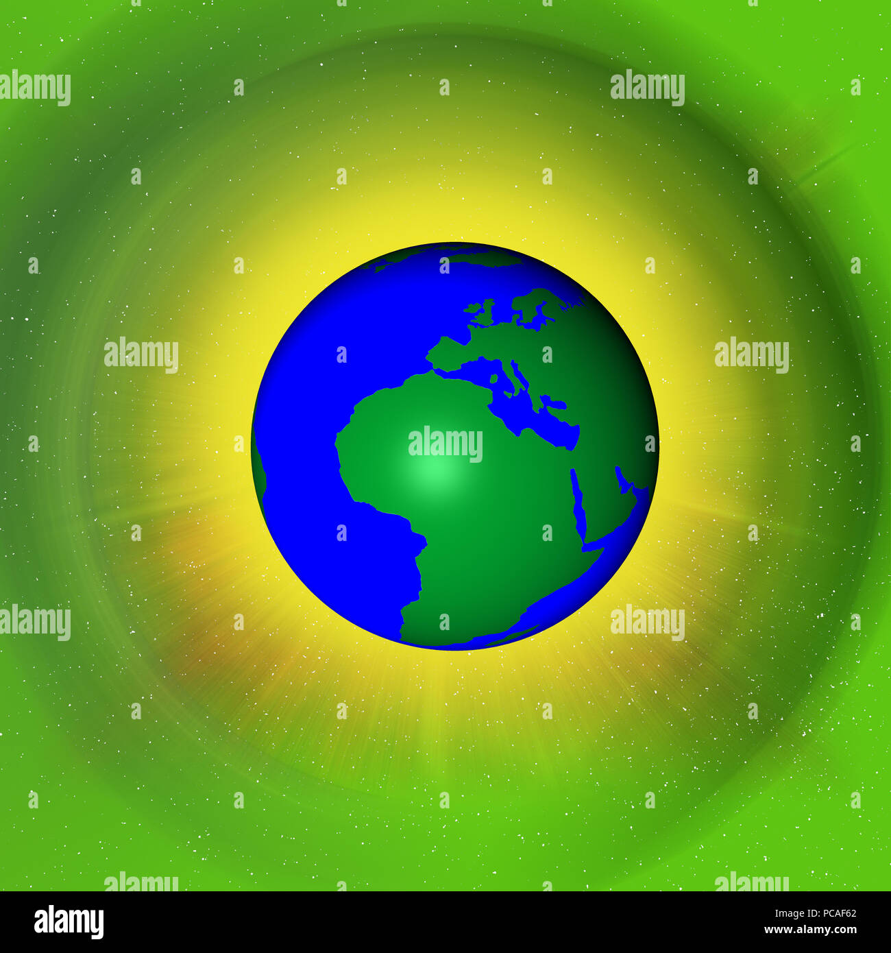 Earths atmosphere Stock Photo