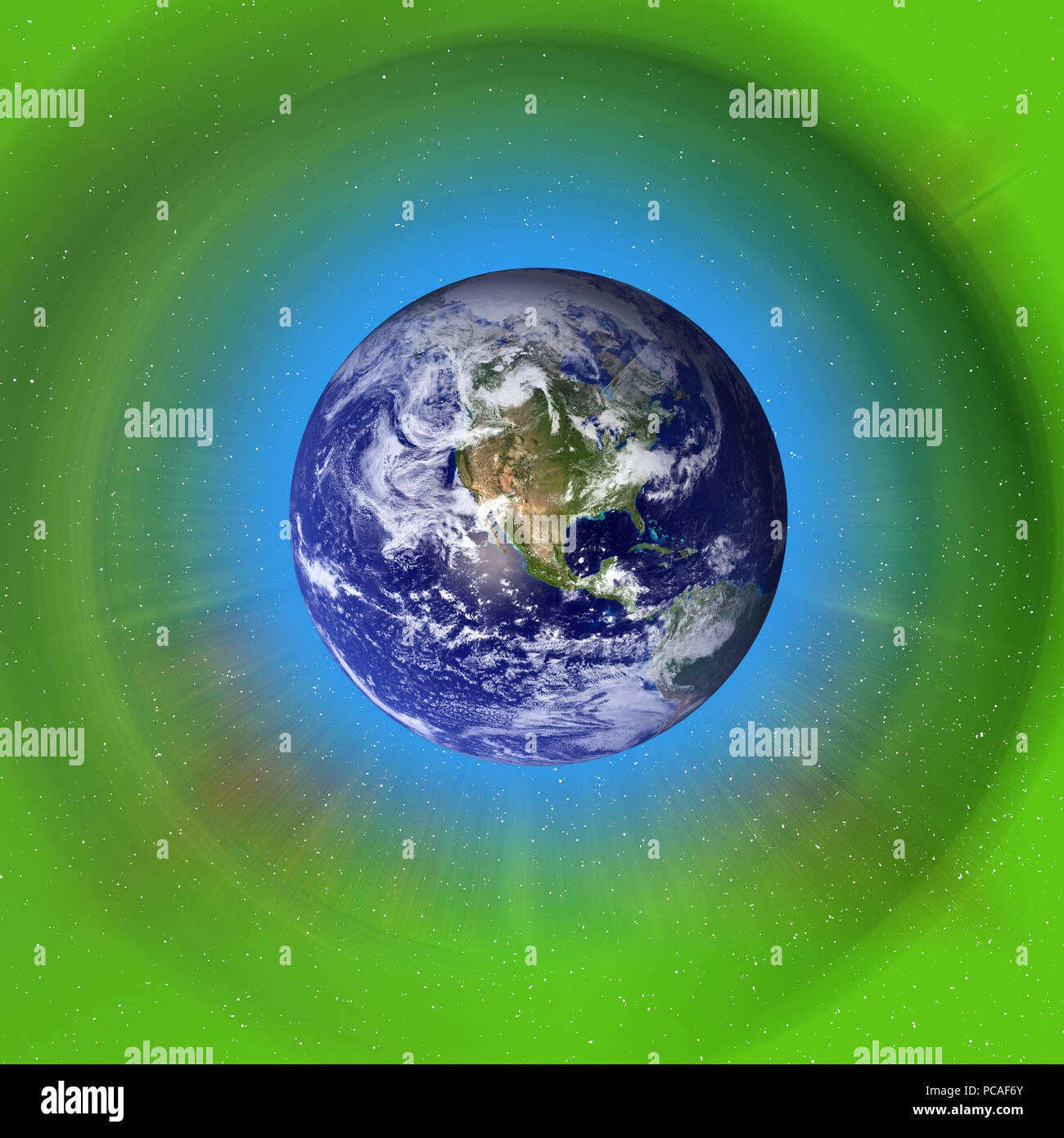 Earths atmosphere Stock Photo