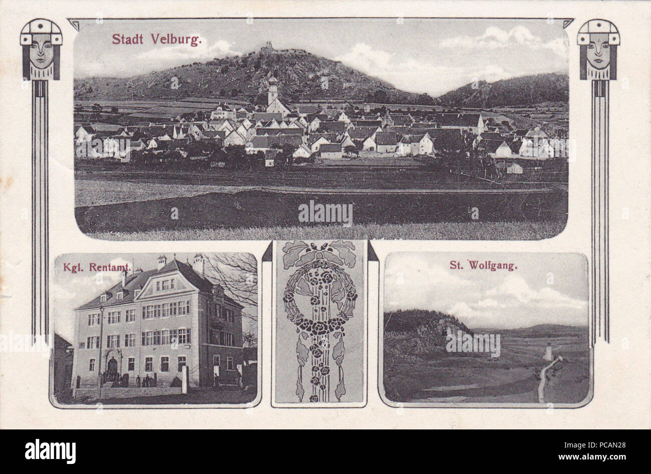 AK - Velburg - Mehrbild - um 1913. Stock Photo