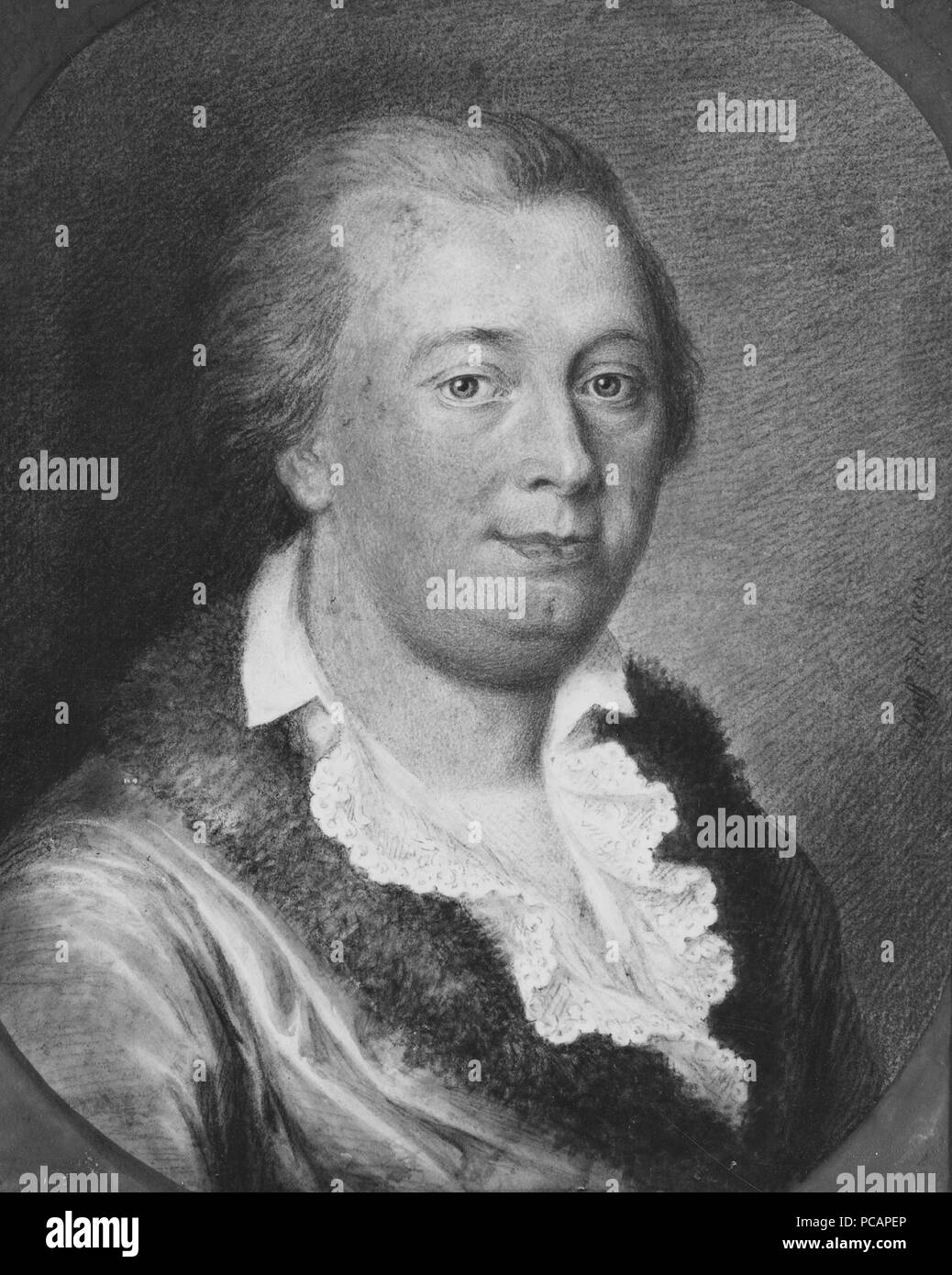40 Gustaf Magnus von Fersen (1749-1805), friherre, lantråd i Livland (Karl August Senff) - Nationalmuseum - 39114 Stock Photo