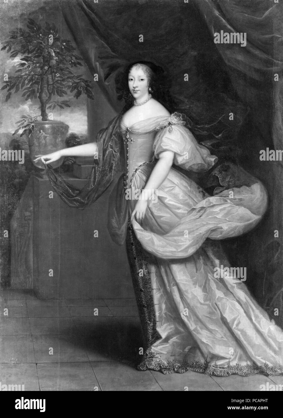 7 Anna Henrietta, 1644-1670, prinsessa av England - Nationalmuseum - 40044 Stock Photo