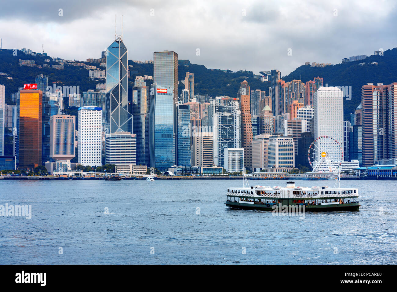 hong kong harbour view Stock Photo Alamy