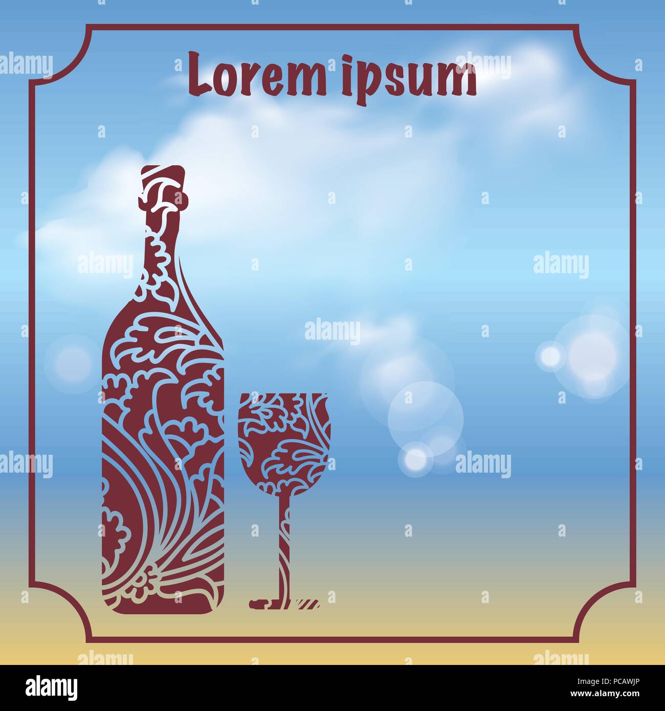 Idea wine Stock Vector Images - Alamy