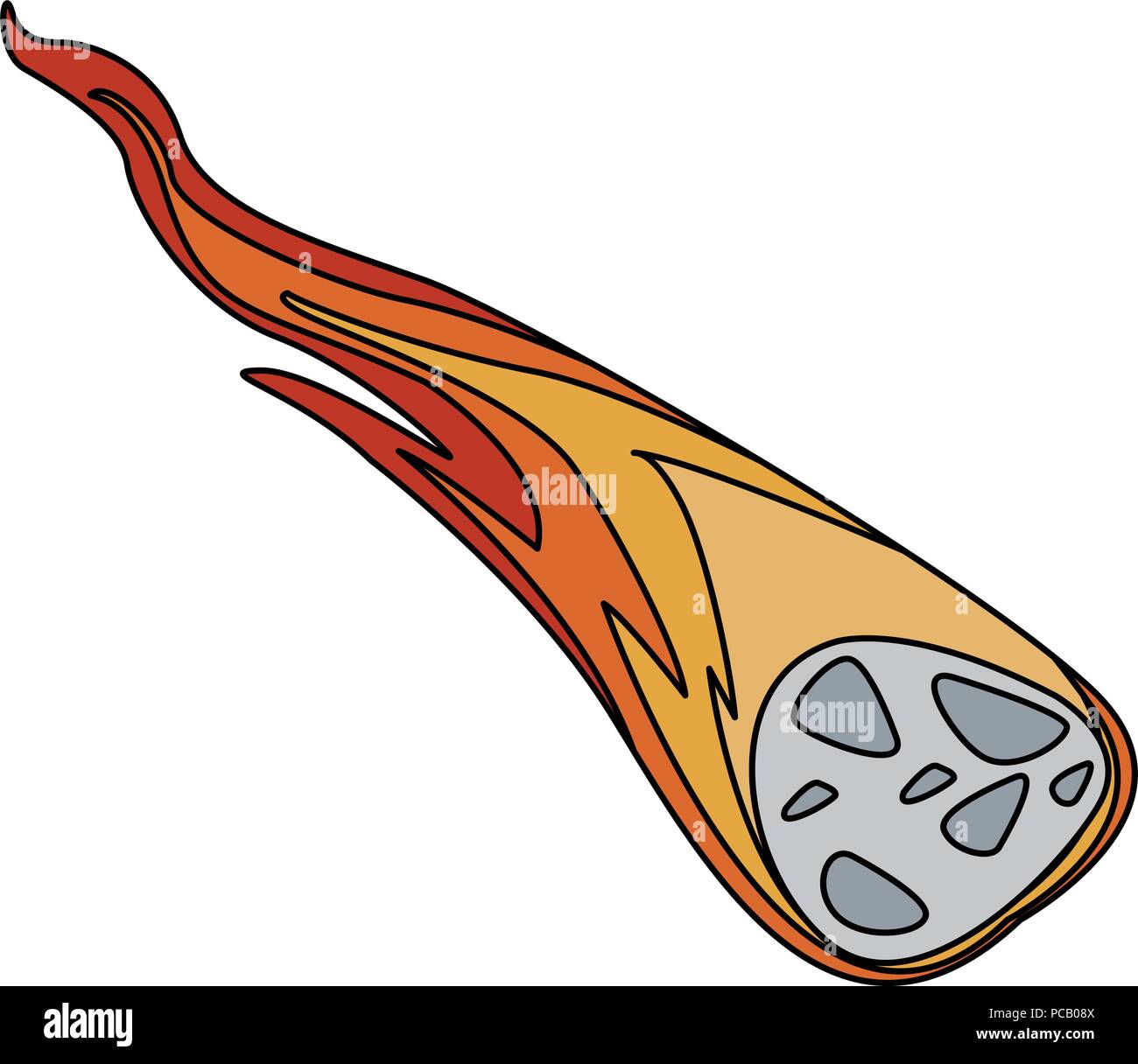 Meteor galaxy isolated Stock Vector Image & Art - Alamy
