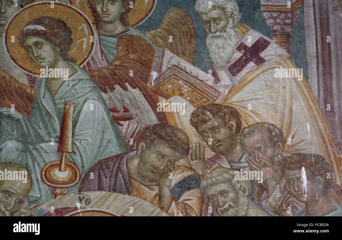 224 Frescos from St. Nikita Church in Banjani 0209 Stock Photo
