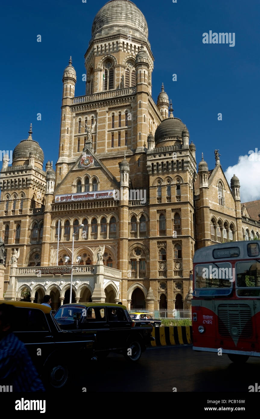 The Brihanmumbai Municipal Corporation (BMC) Building in Mumbai, India