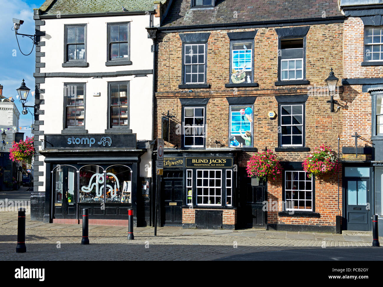 Blind Jack's, a real ale pub in the marketplace, Knaresborough, North