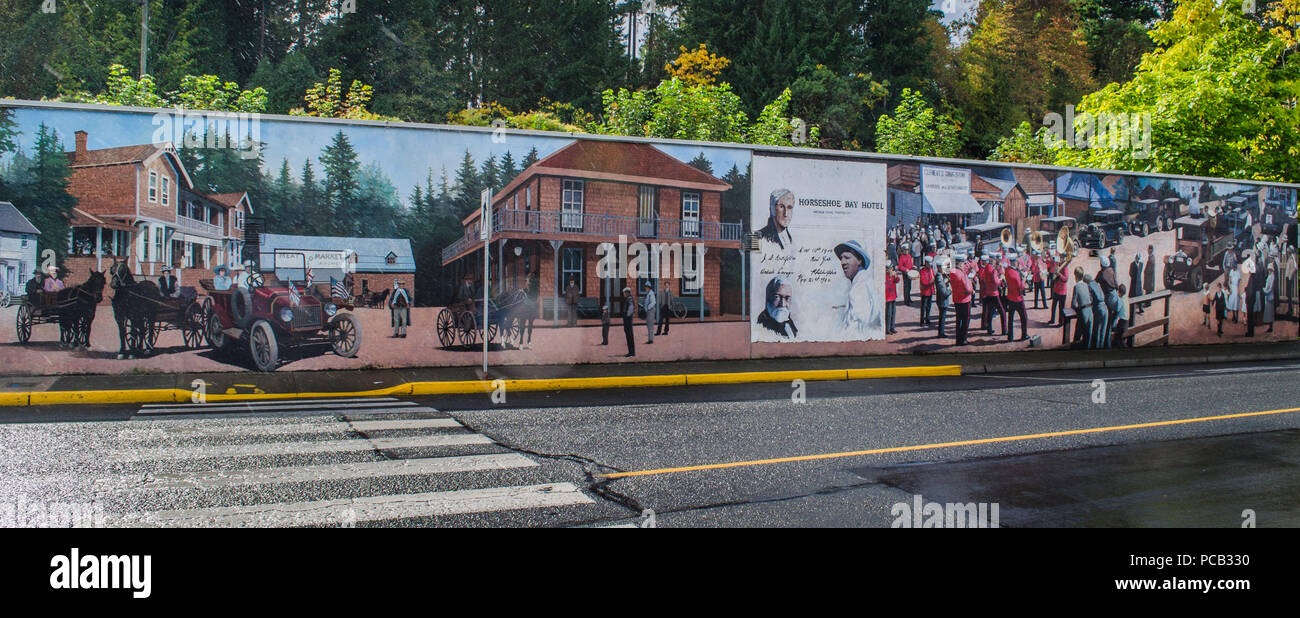 Vancouver Island Town Of Murals Vancouver Island Town Of Murals