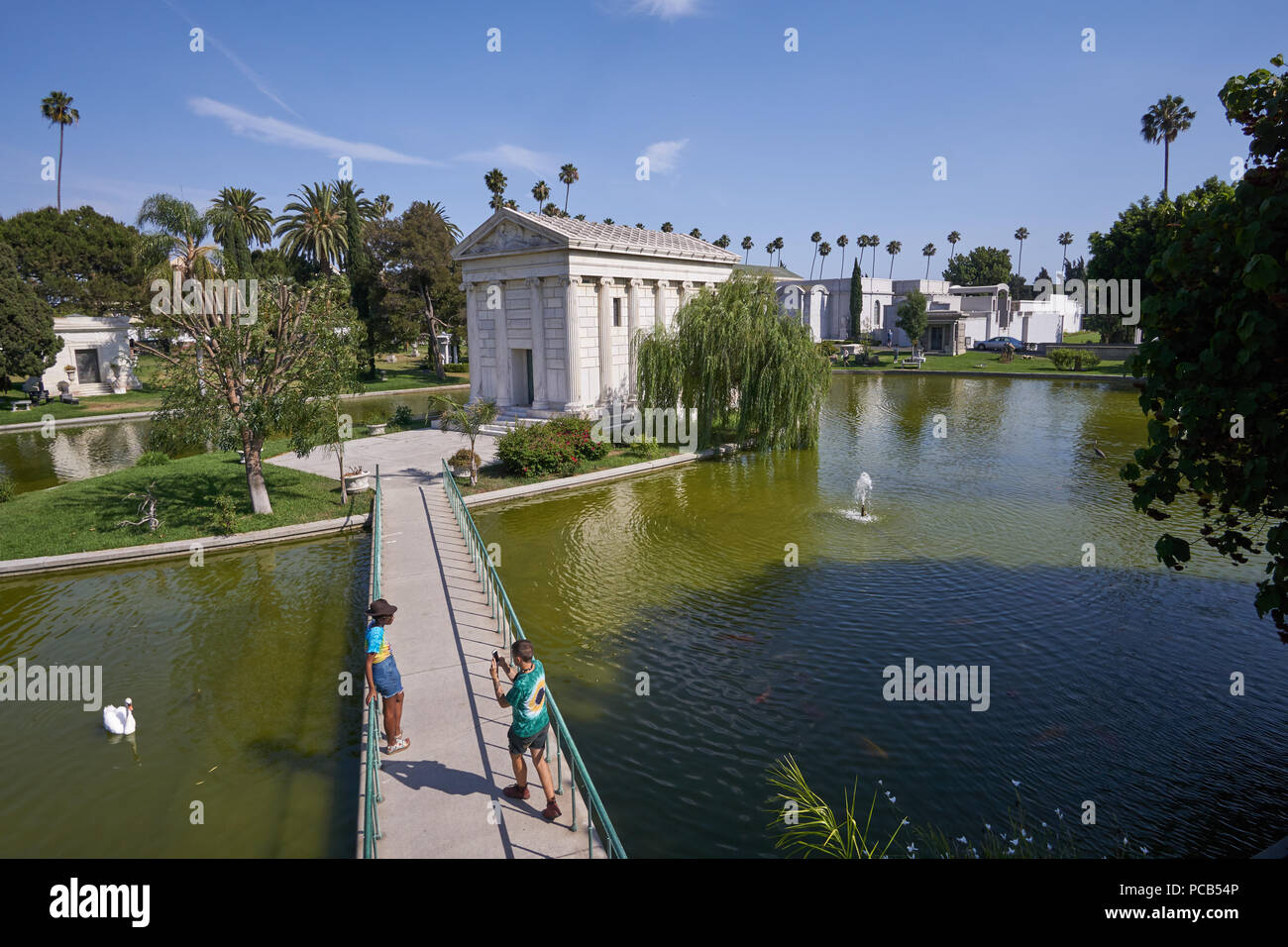 Hollywood Forever Cemetery Stock Photo Alamy