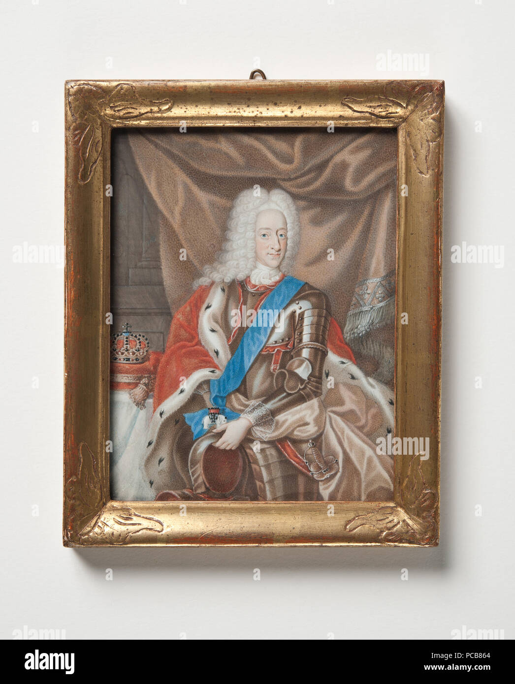 ANOINTING & CORONATION OF KING FREDERIK VI DENMARK PAINTING ART CANVAS PRINT 