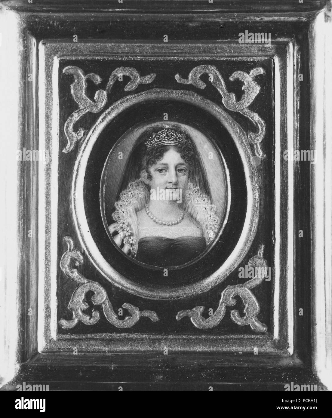 42 Hedvig Elisabet Charlotta, 1759-1818, drottning av Sverige (Anders Gustaf Andersson) - Nationalmuseum - 16155 Stock Photo