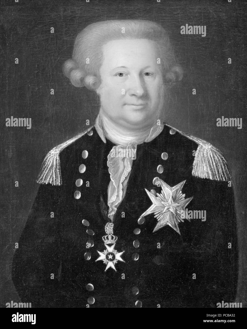 49 Johan Gustav von Carlsson, 1743-1801 (Anders Eklund) - Nationalmuseum - 39781 Stock Photo