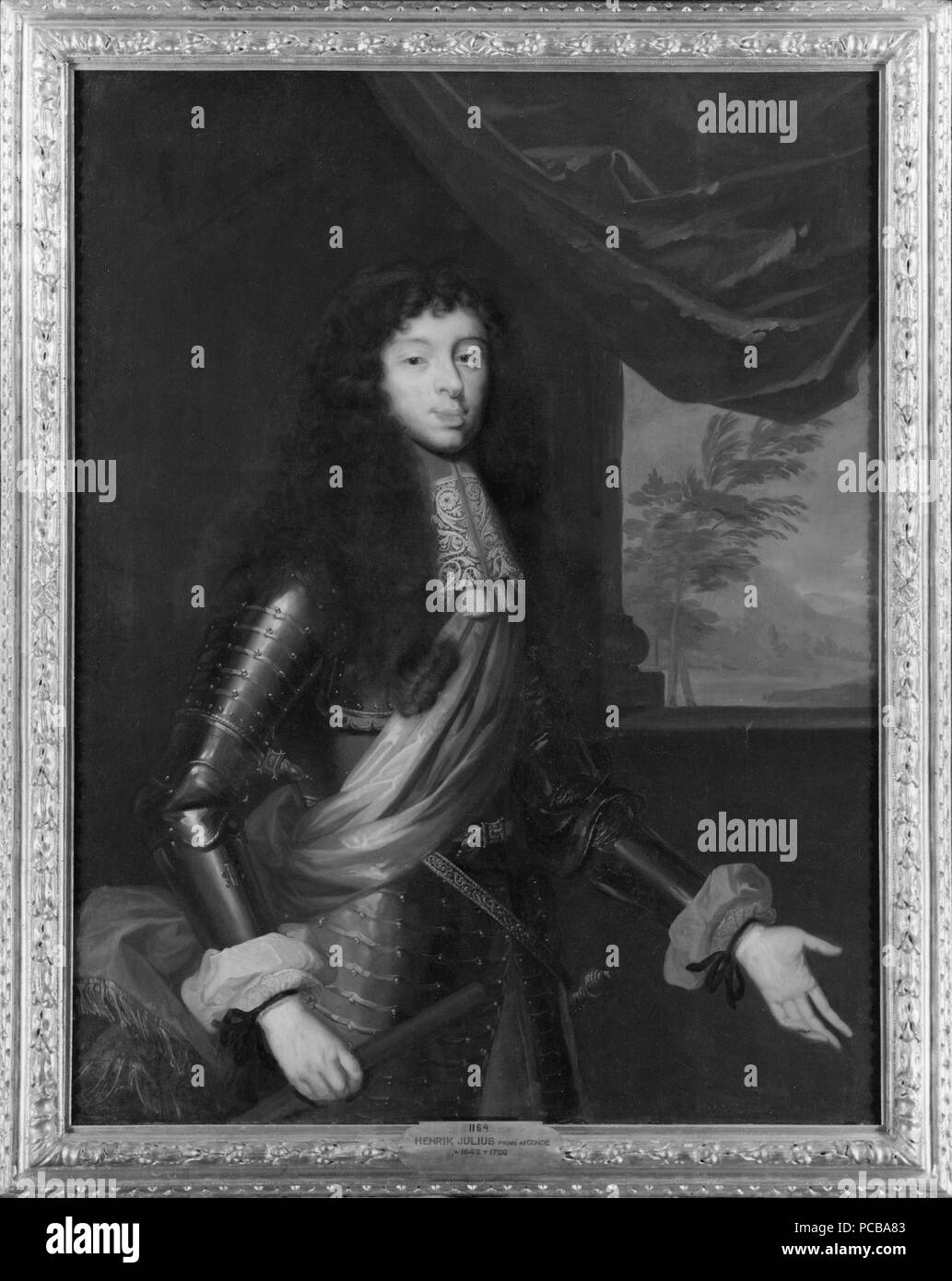 42 Henrik Julius 1643-1709, prins av Bourbon hertig av Condé - Nationalmuseum - 15834 Stock Photo