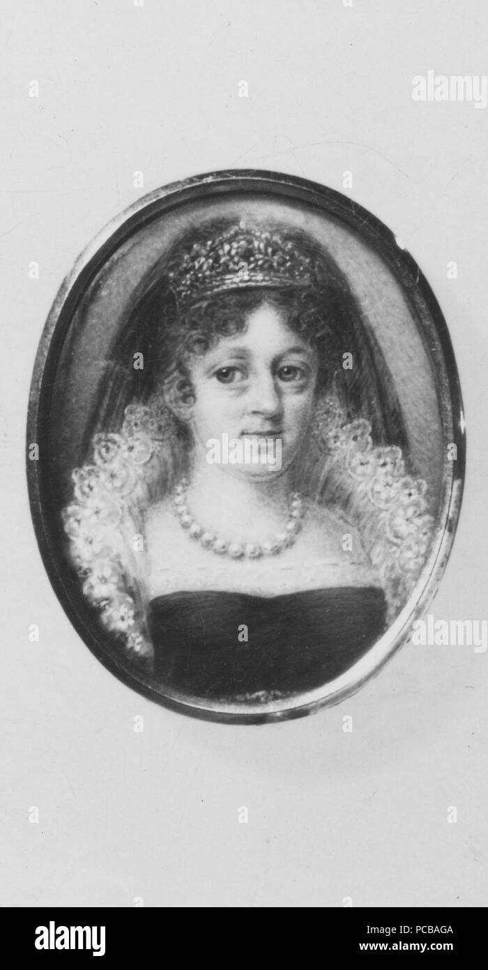 42 Hedvig Elisabeth Charlotta, 1759-1818, drottning av Sverige (Anders Gustaf Andersson) - Nationalmuseum - 24373 Stock Photo