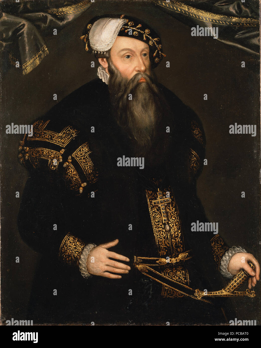 41 GUSTAV VASA (1496-1560), kung av Sverige, gift med 1. Katarina av  Sachsen-Lauenburg, 2 - Nationalmuseum - 39847 Stock Photo - Alamy
