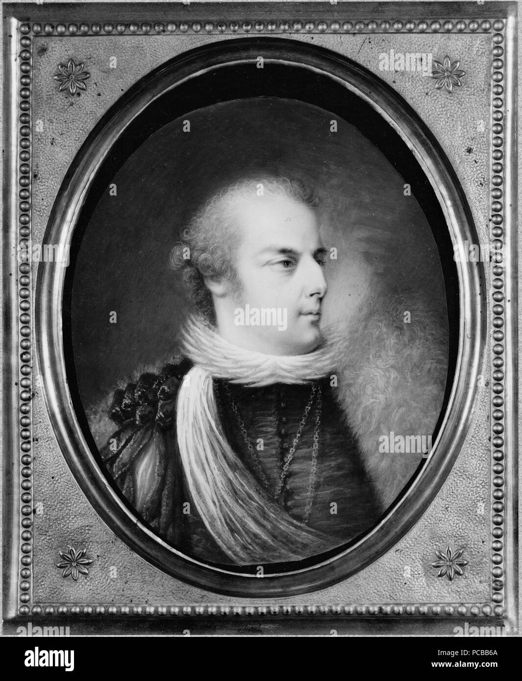 318 Johan Filip Josef von Stadion-Warthaussen, greve, österrikiskt sändebud 1787 - Nationalmuseum - 29009 Stock Photo