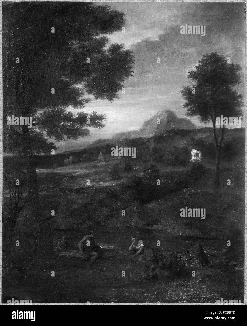 Human figures landscape Black and White Stock Photos & Images - Alamy
