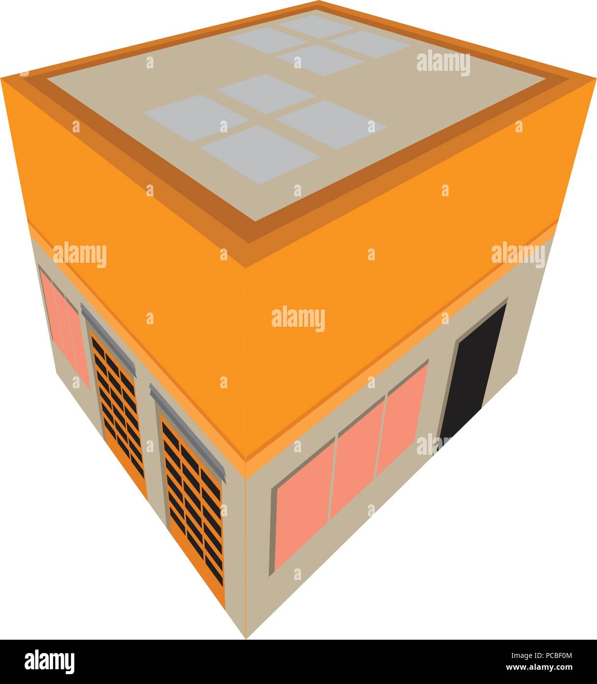 Isolated isometric building icon Stock Vector Image & Art - Alamy
