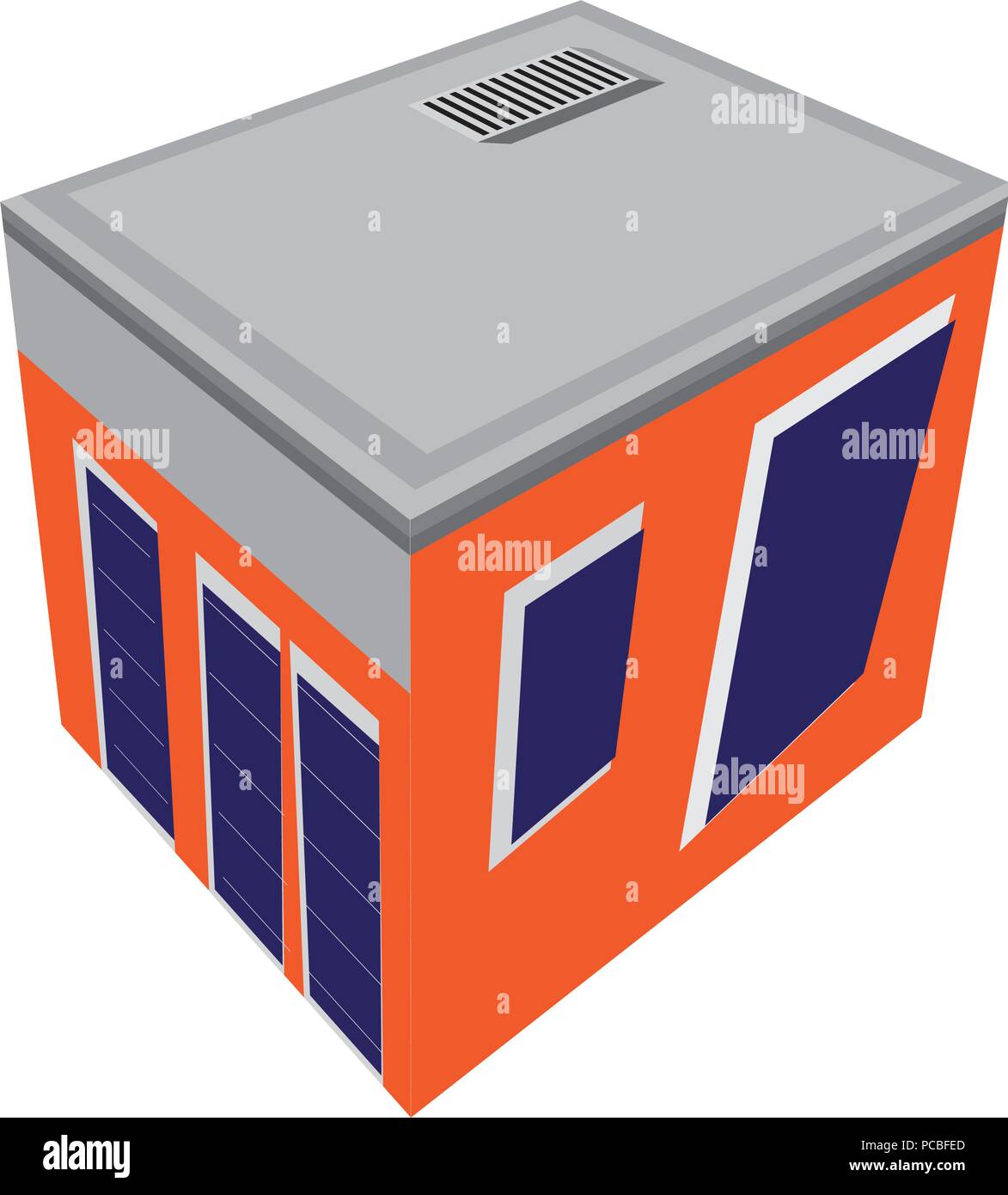 Isolated isometric apartment building icon Stock Vector Image & Art - Alamy