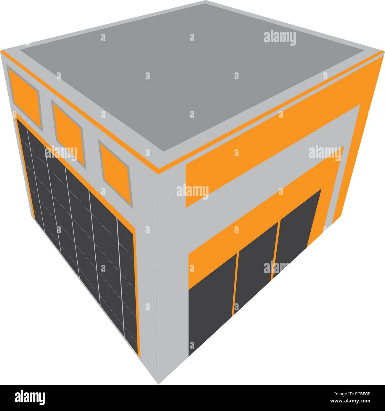 Isolated isometric apartment building icon Stock Vector Image & Art - Alamy