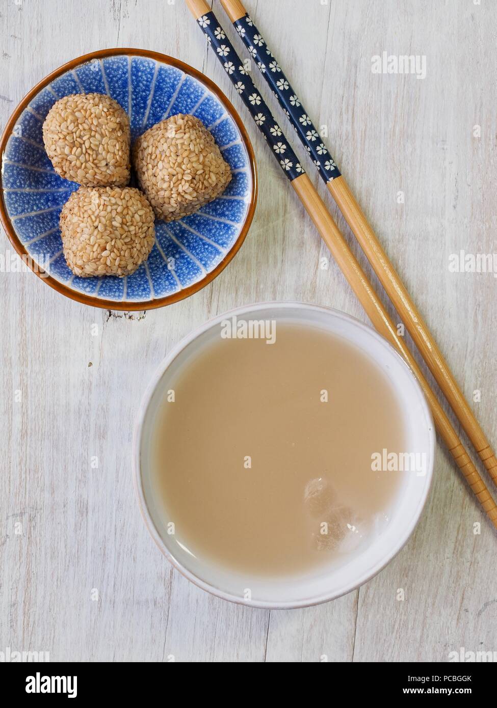 Korean traditional drink powder made of mixed grains Stock Photo Alamy